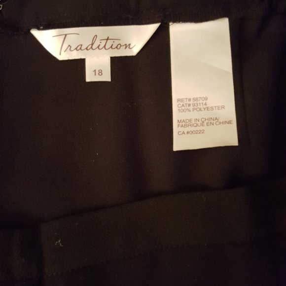 CLASSY SIDE SLIT PANT SIZE 18 - Picture 4 of 4